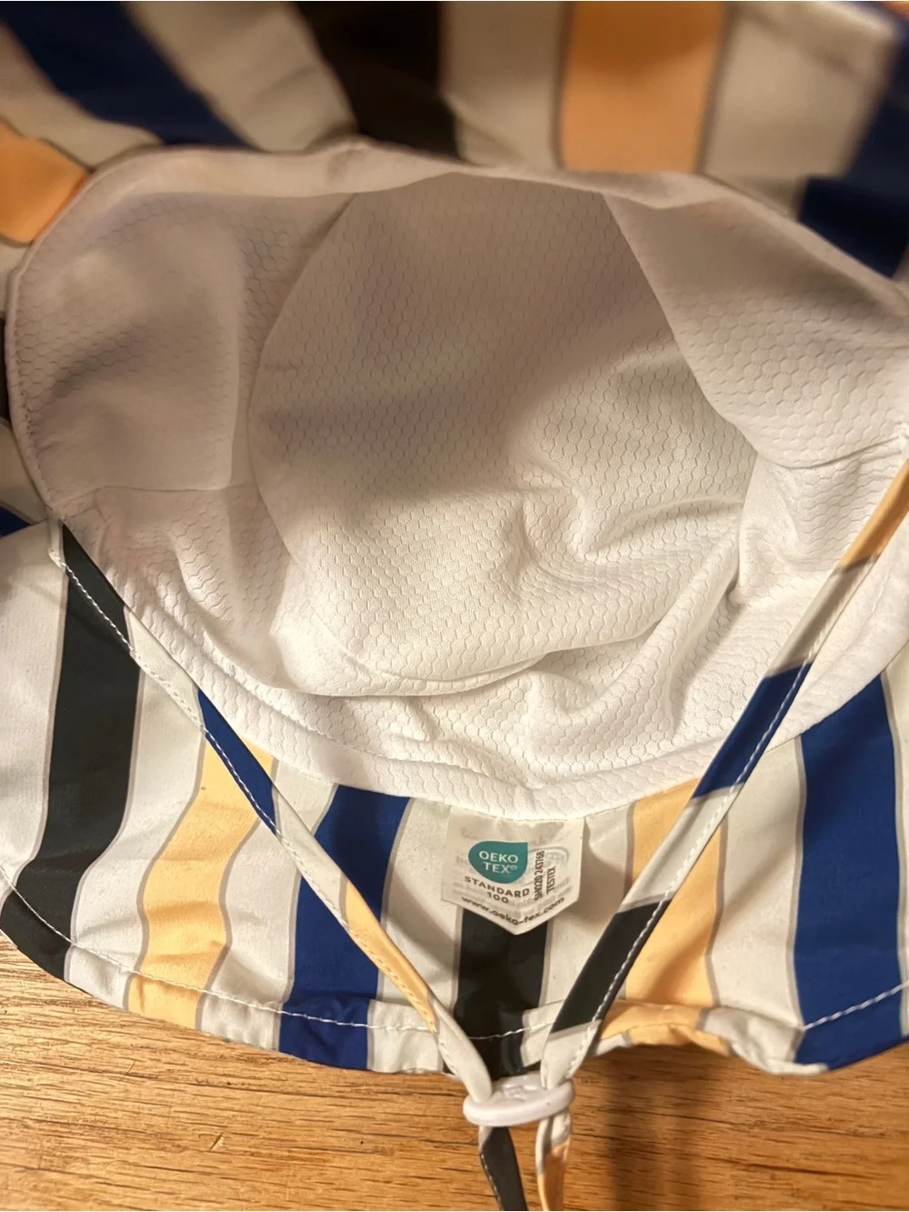 Toddler Bucket Hat with Retro Stripes
